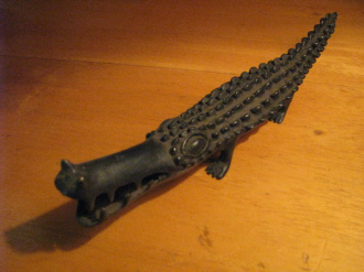 03 Notre Crocrodile En Bronze